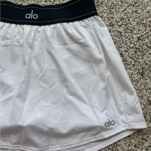ALO White Match Point Tennis Skirt - Picture 6 of 6